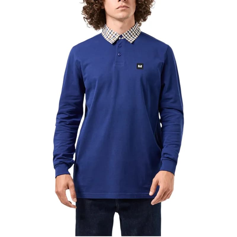 Featured product image of weekend-offender-walker-mens-long-sleeve-polo-shirts-bright-navy