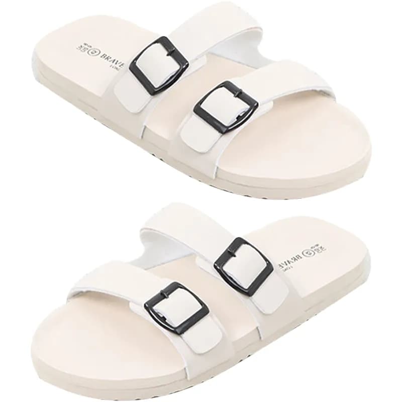 Featured product image of brave-soul-mens-sandals-beach-pool-sliders-summer-light-stone
