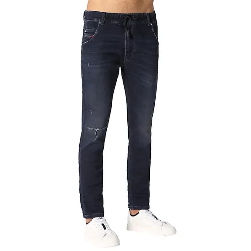 DIESEL「JOGG JEANS」KROOLEY Diesel Krooley Ne 0699w Mens Denim Sweat Jogg Jeans Blue - Top