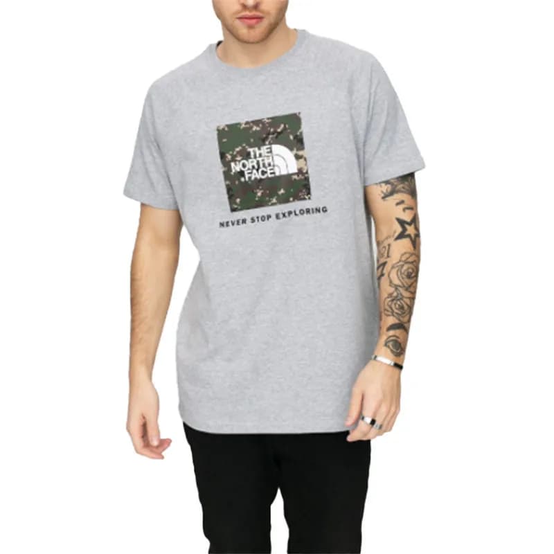 Featured product image of the-north-face-mens-t-shirt-short-sleeve-grey