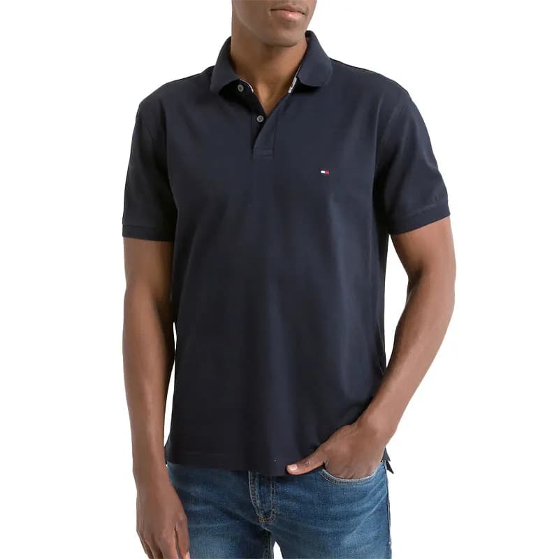Featured product image of tommy-hilfiger-mens-polo-t-shirts-cotton-golf-tee-blue