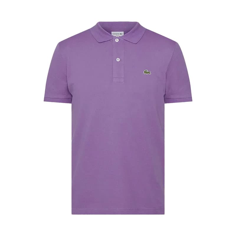 Featured product image of lacoste-l1212-mens-polo-shirts-collared-classic-fit-lavender