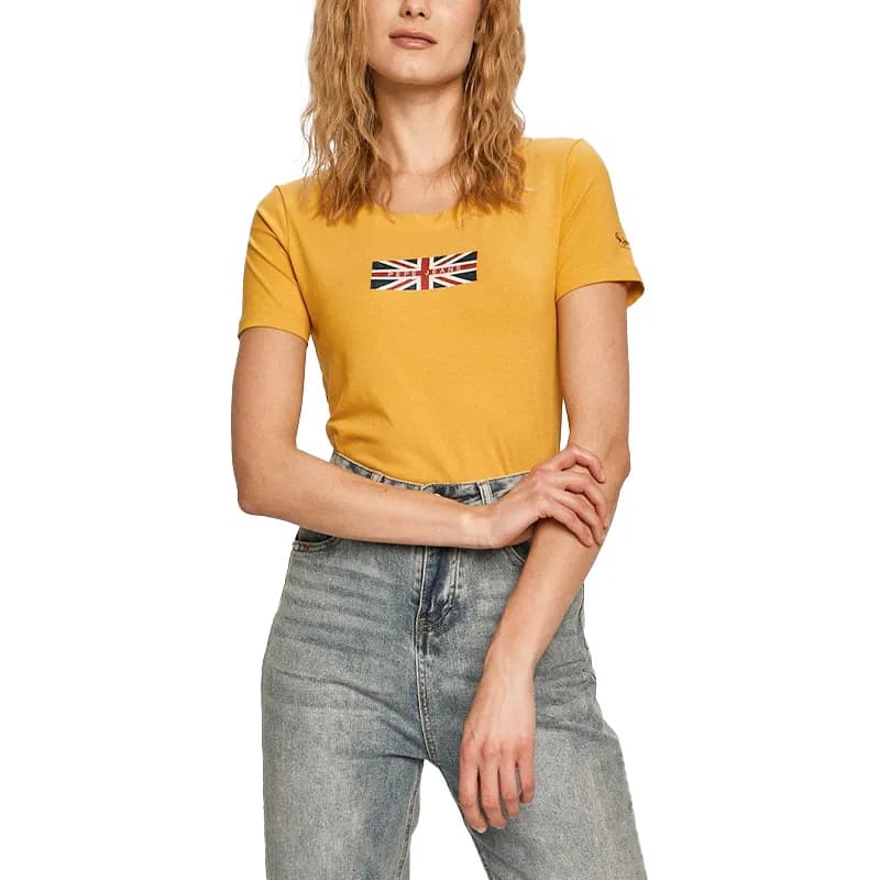 Featured product image of pepe-jeans-london-women-t-shirts-yellow