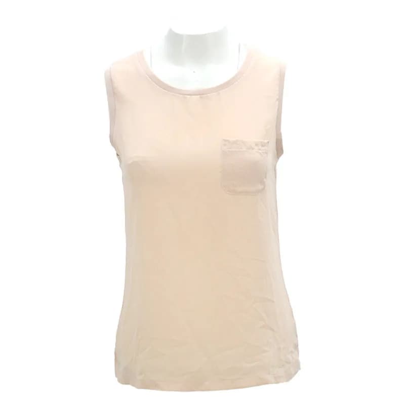 Featured product image of new-look-womens-sleeveless-t-shirts-crew-neck-beige