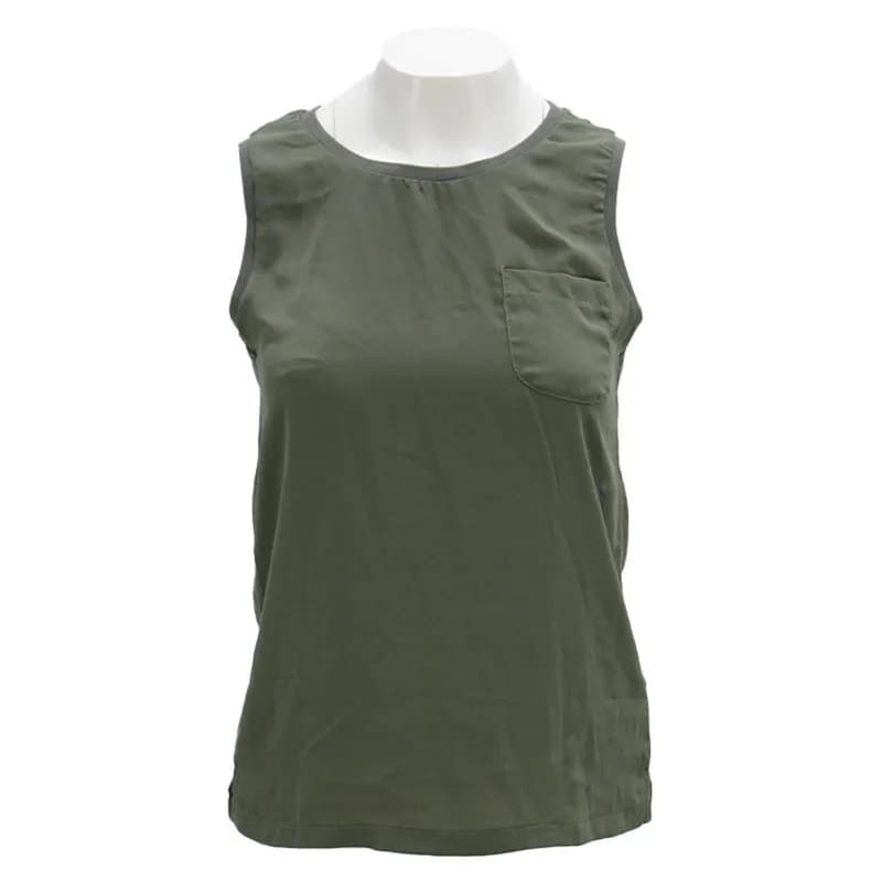 Featured product image of new-look-womens-sleeveless-t-shirts-crew-neck-olive