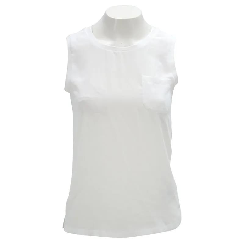 Featured product image of new-look-womens-sleeveless-t-shirts-crew-neck-white
