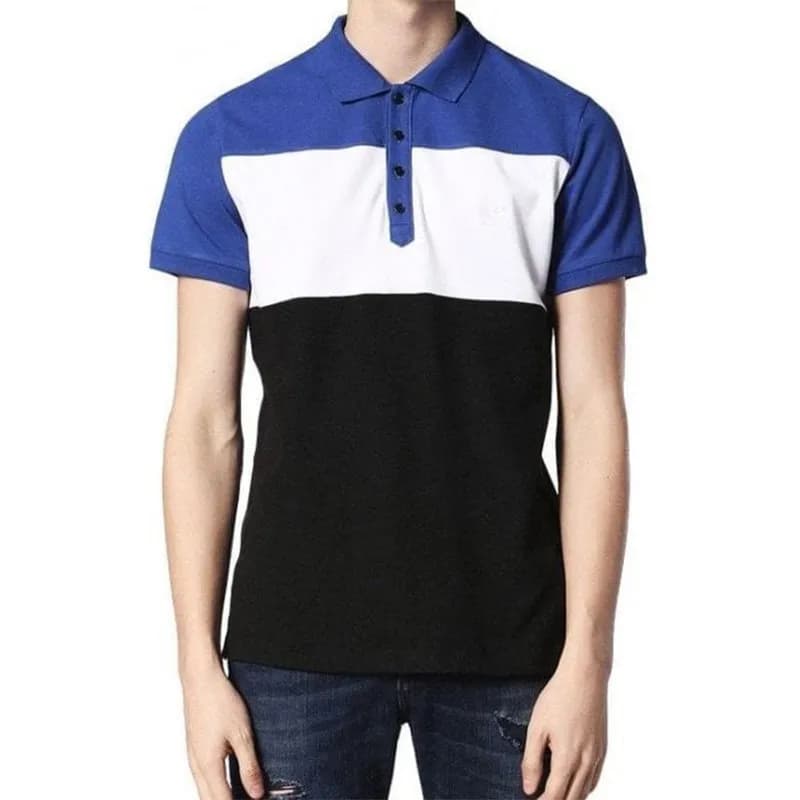 Featured product image of diesel-t-day-mens-polo-t-shirt-short-sleeve-slim-fit-blue