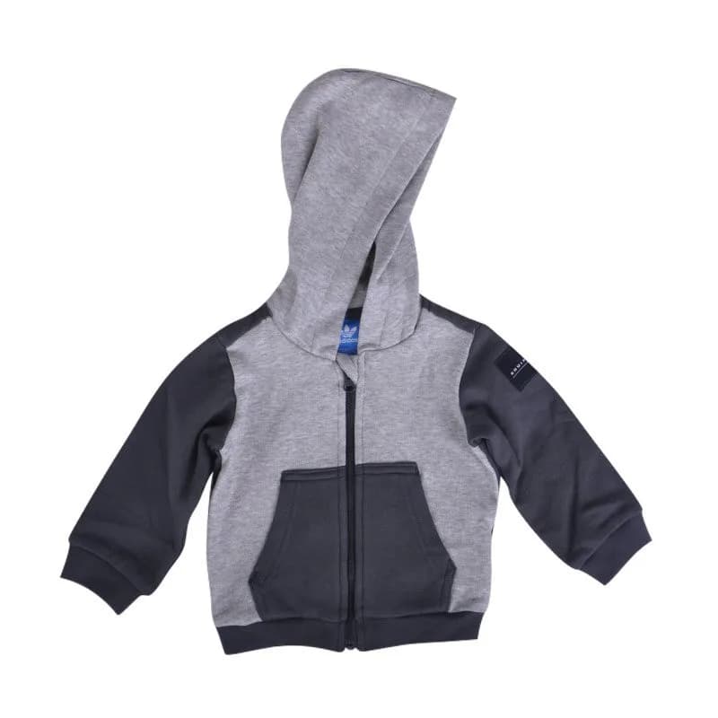 Featured product image of adidas-unisex-kids-baby-boy-hoodie-full-sleeve-grey-3-6-month