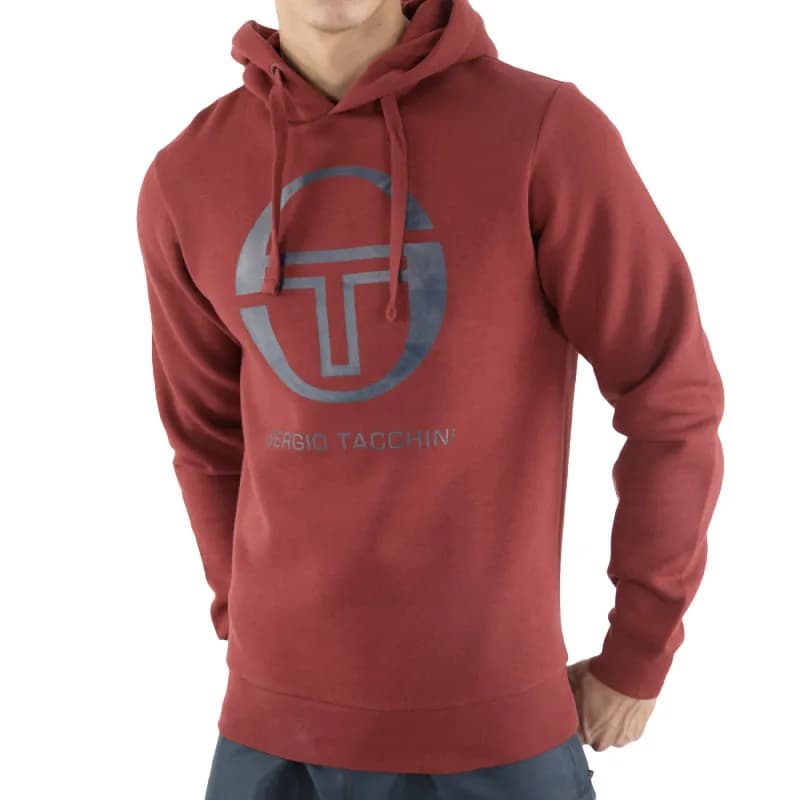 Featured product image of sergio-tacchini-37704-mens-hoodies-maroon