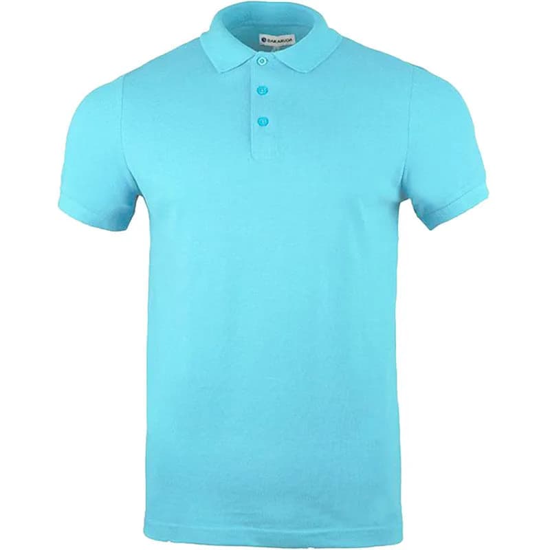 Featured product image of mens-polo-shirt-t-shirts-regular-fit-cotton-lagoon-blue