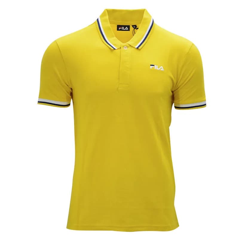 Featured product image of fila-ss17spm041-mens-polo-shirt-short-sleeve-mustard-yellow