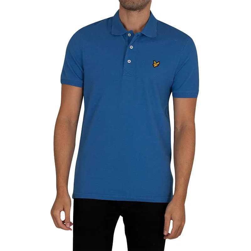 Featured product image of lyle-and-scott-sp400vog-mens-polo-shirt-bright-blue