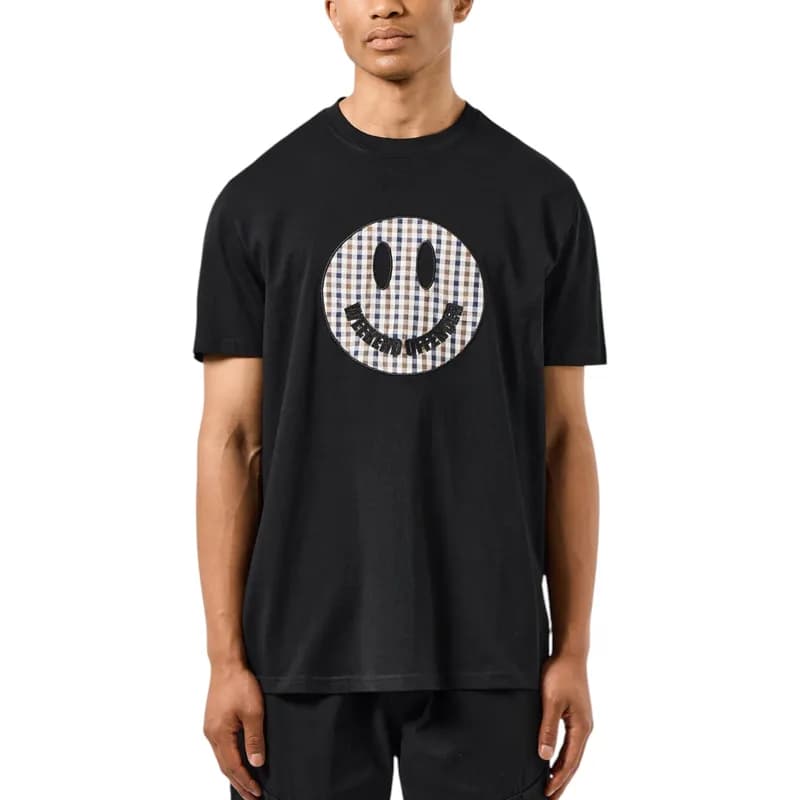 Featured product image of weekend-offender-tambay-smiley-mens-t-shirts-crew-neck-black