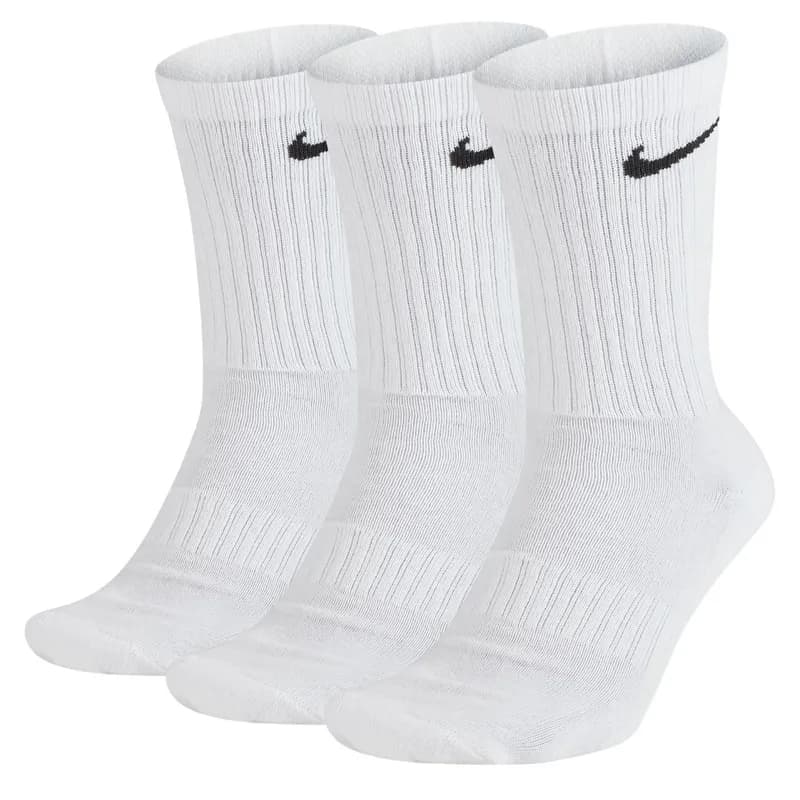 Featured product image of nike-sx7664-mens-crew-socks-everyday-cushioned-3-pack-dri-fit-white