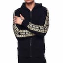 Featured image of true religion mens zip hoodie cotton fleece  sweatshirt black