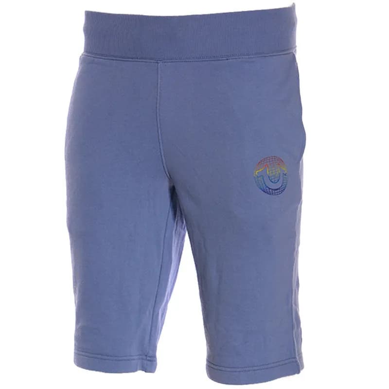 Featured product image of true-religion-mens-shorts-casual-cotton-summer-half-pants-denim-blue