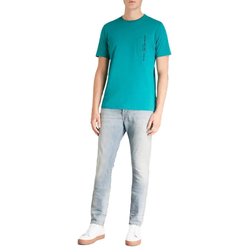 Featured product image of diesel-t-just-pocket-mens-t-shirts-crew-neck-top-short-sleeve-greent