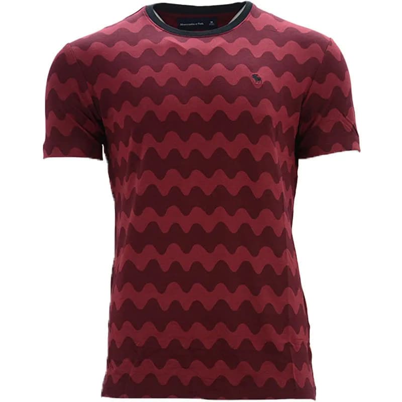 Featured product image of abercrombie-and-fitch-mens-t-shirts-crew-neck-slm-fit-maroon