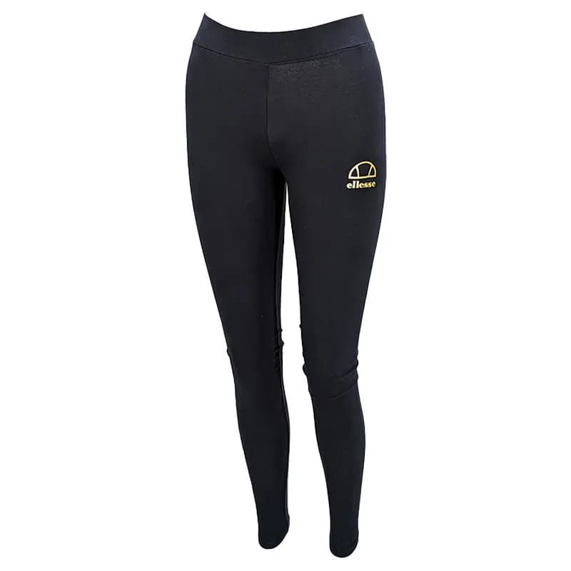 Featured product image of ellesse-womens-leggings-ladies-gym-sportswear-black-and-gold