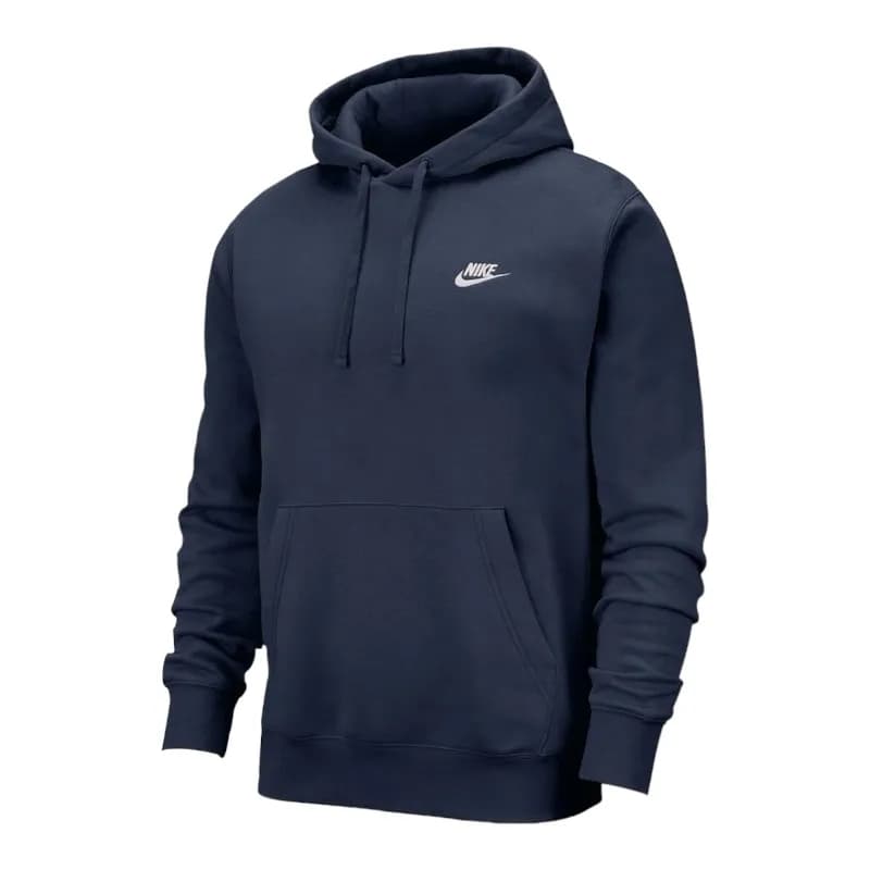 Featured product image of nike-club-mens-fleece-hoodie-navy