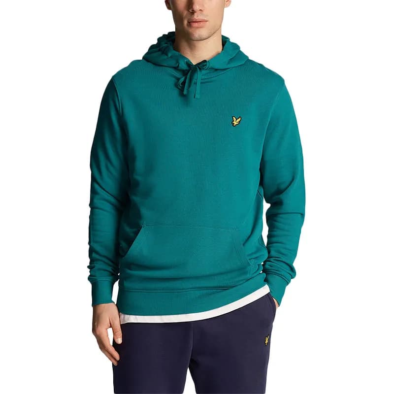 Featured product image of lyle-and-scott-ml416vog-mens-pullover-hoodie-forest-green
