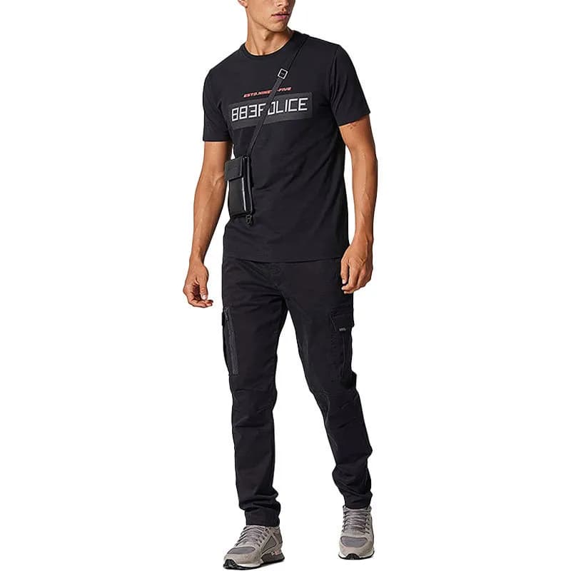 Featured product image of 883-police-caprille-mens-t-shirts-crew-neck-short-sleeve-black