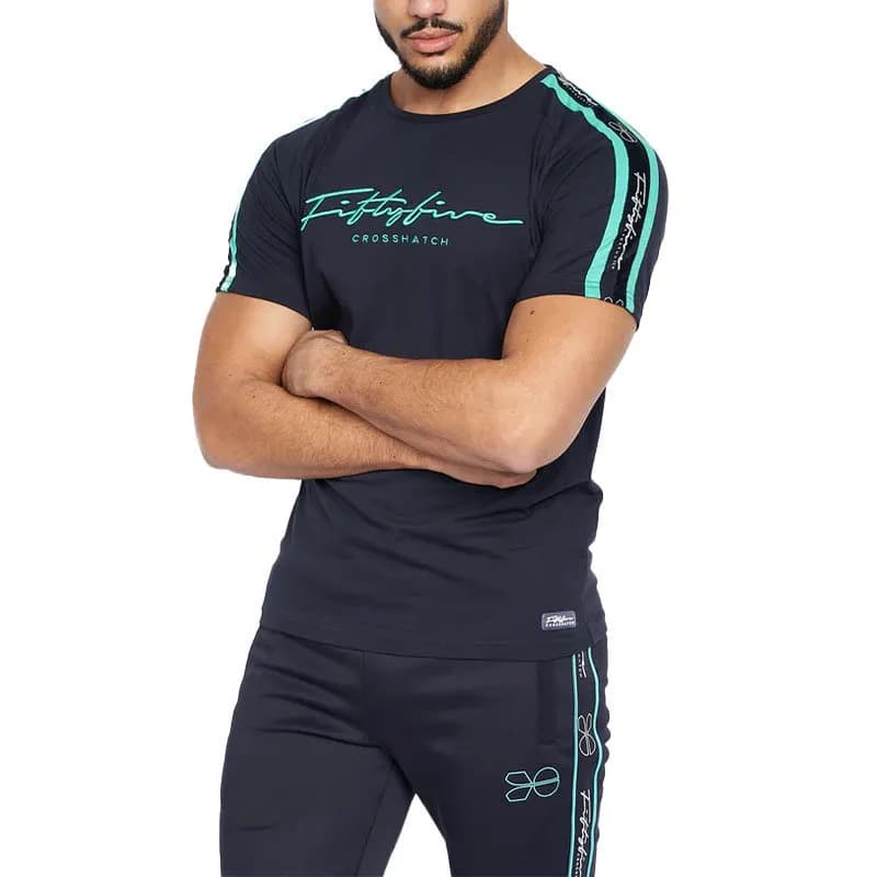 Featured product image of cross-hatch-trullster-mens-t-shirts-crew-neck-short-sleeve-navy
