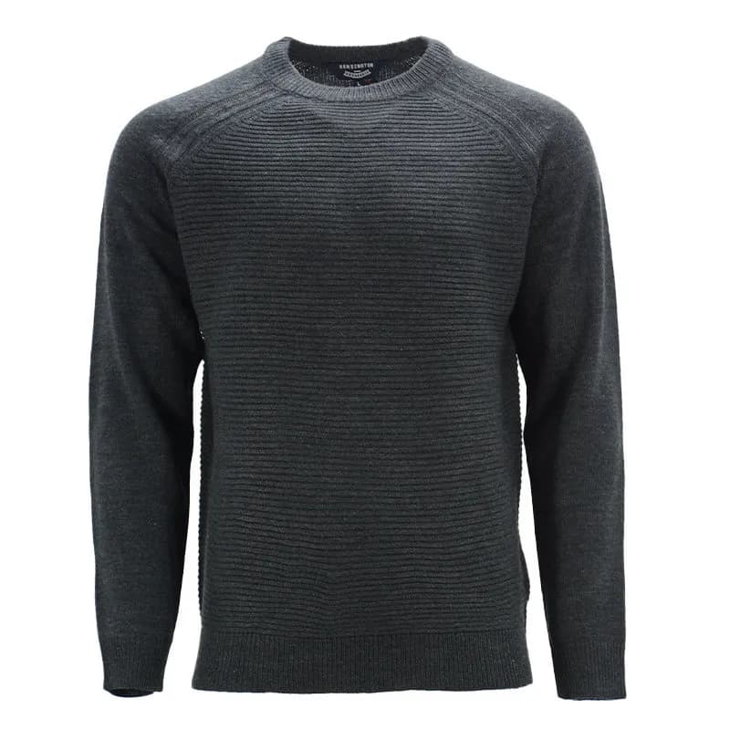 Featured product image of kensington-mens-jumpers-crew-neck-regular-fit-charcoal