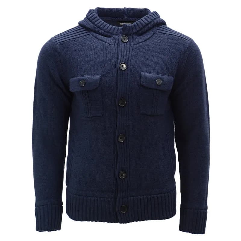 Featured product image of pull-and-bear-mens-cardigan-long-sleeve-hoodie