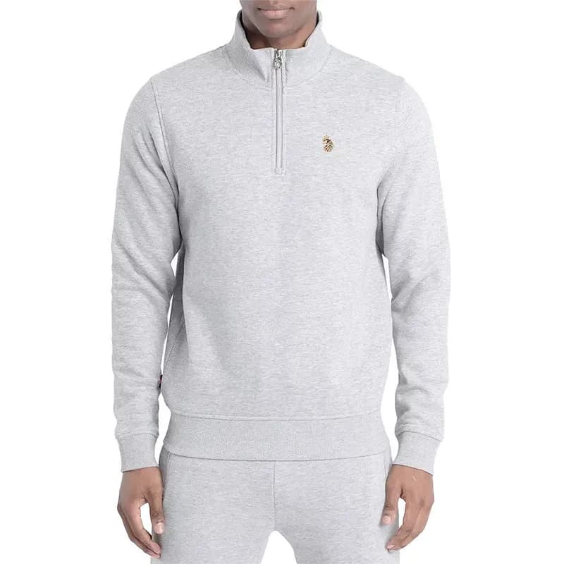 Featured product image of luke-1977-mens-sweatshirts-half-zip-slim-fit-grey