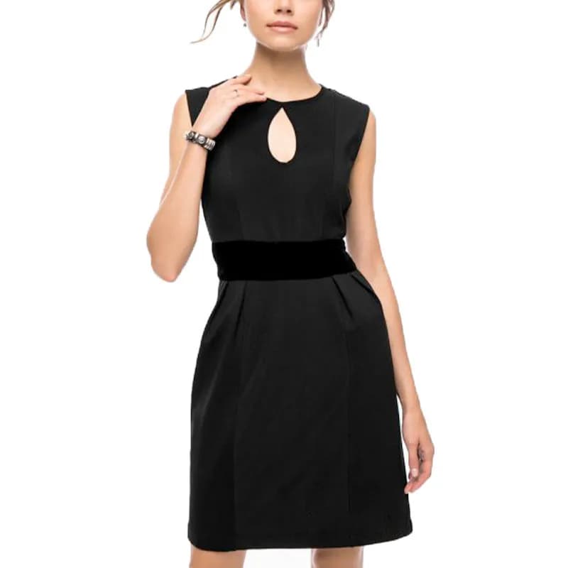 Featured product image of diesel-d-kelsey-womens-dress-round-neck-sleeveless-black