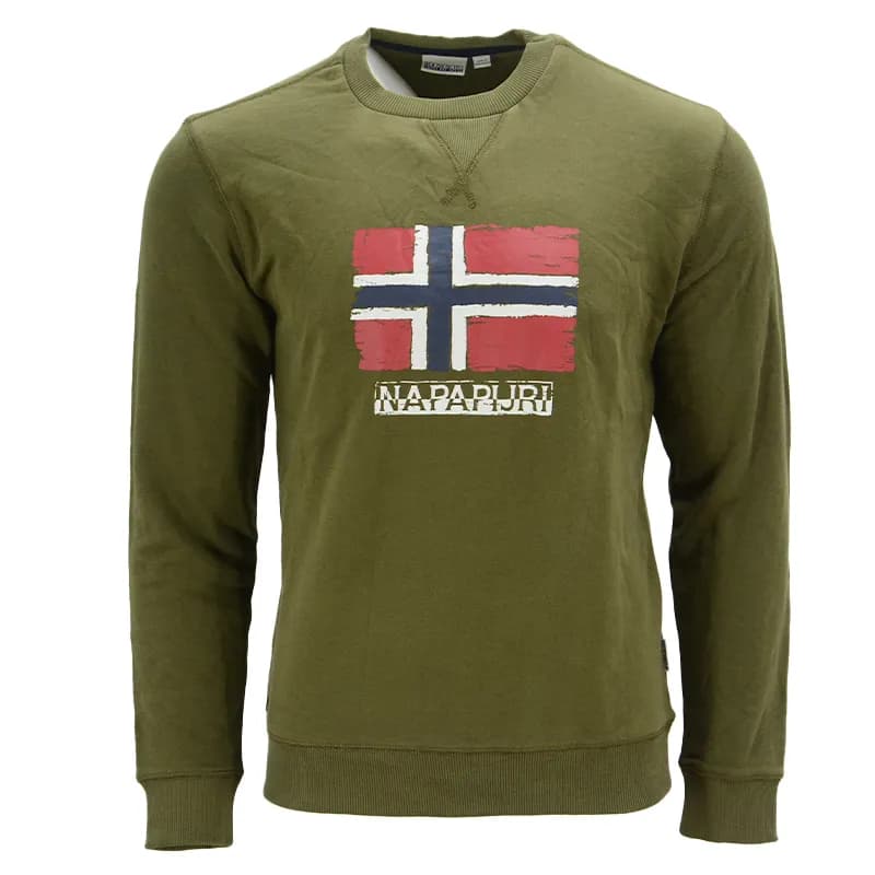 Featured product image of napapijri-mens-pullover-sweatshirt-olive