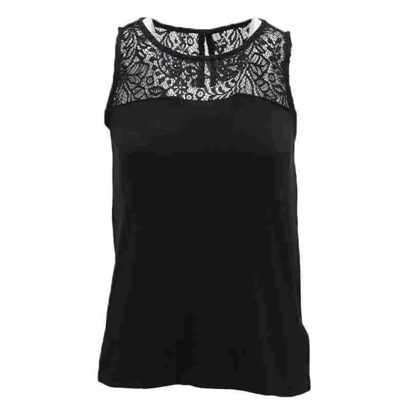 Featured product image of womens-3003976-singlet-tank-tops-round-sleeveless-black