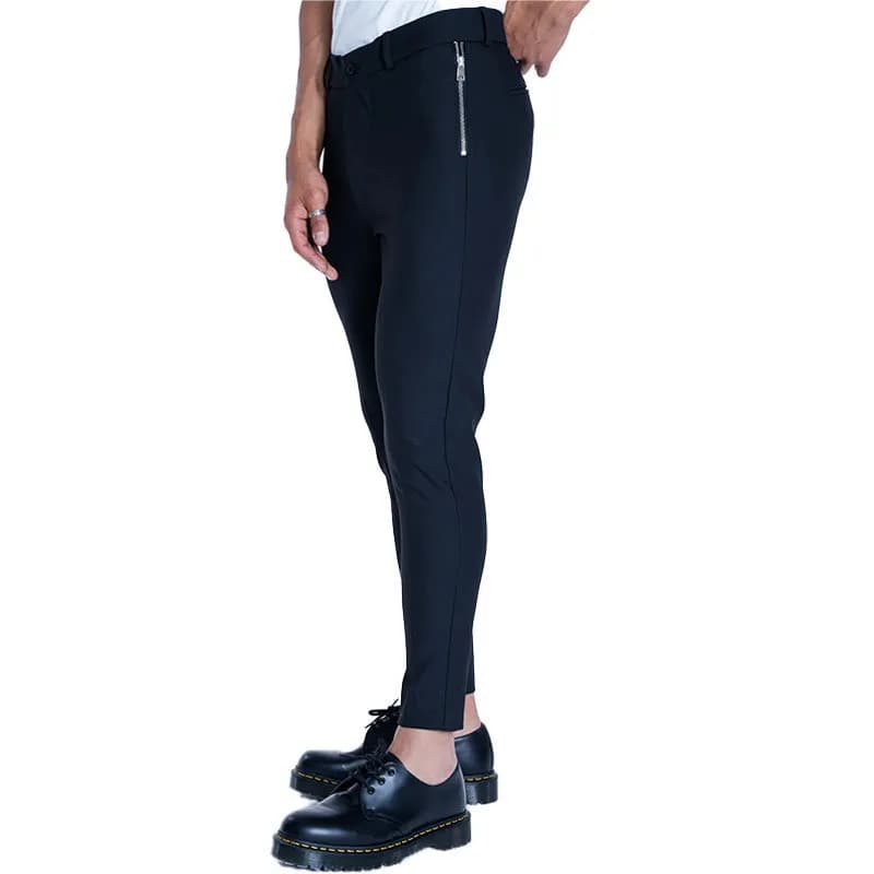 Featured product image of fairdim-mens-signature-trouser-slim-fit-formal-trousers-black