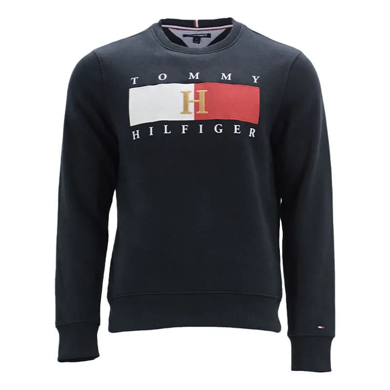 Featured product image of tommy-hilfiger-mens-sweatshirts-regular-fit-black