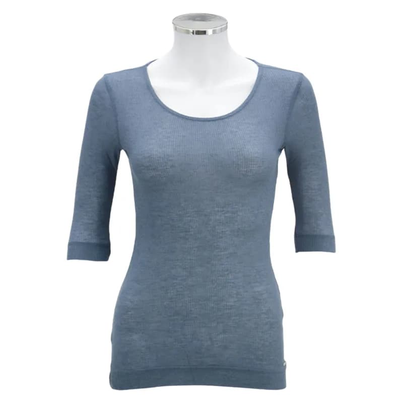 Featured product image of diesel-t-salut-0qama-womens-tops-34-sleeve-regular-fit-charcoal-grey