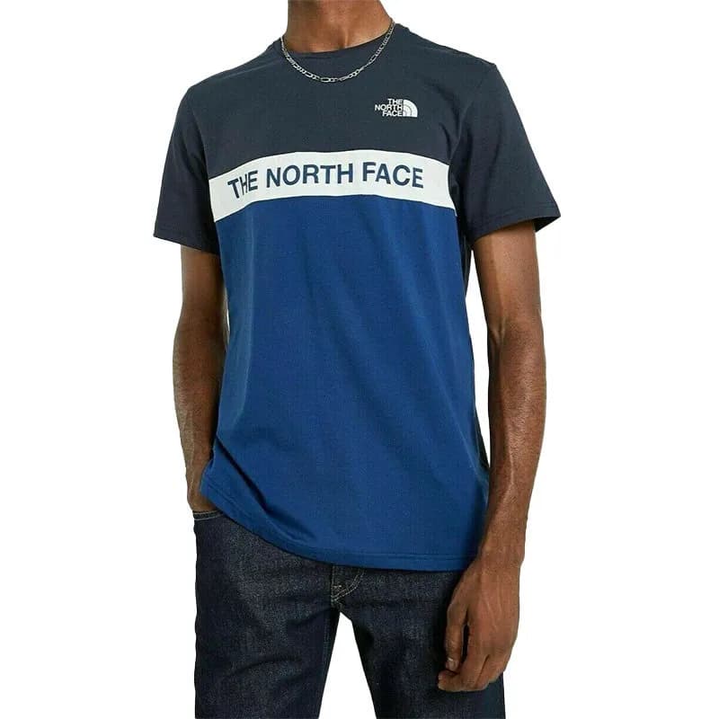 Featured product image of north-face-nf0a3yj8f9l1-t93yj8pz7-mens-t-shirts-crew-neck-regular-fit-navy