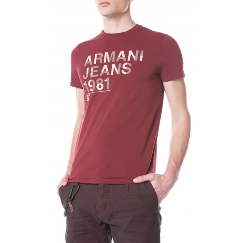 Featured product image of armani-jeans-6x6t12-mens-t-shirt-cotton-tee-summer