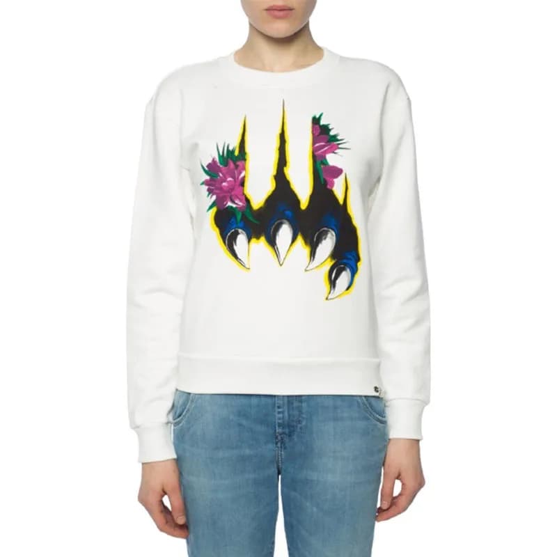 Featured product image of diesel-f-felpa-0baps-women-sweatshirt-crew-neck-jumper-white