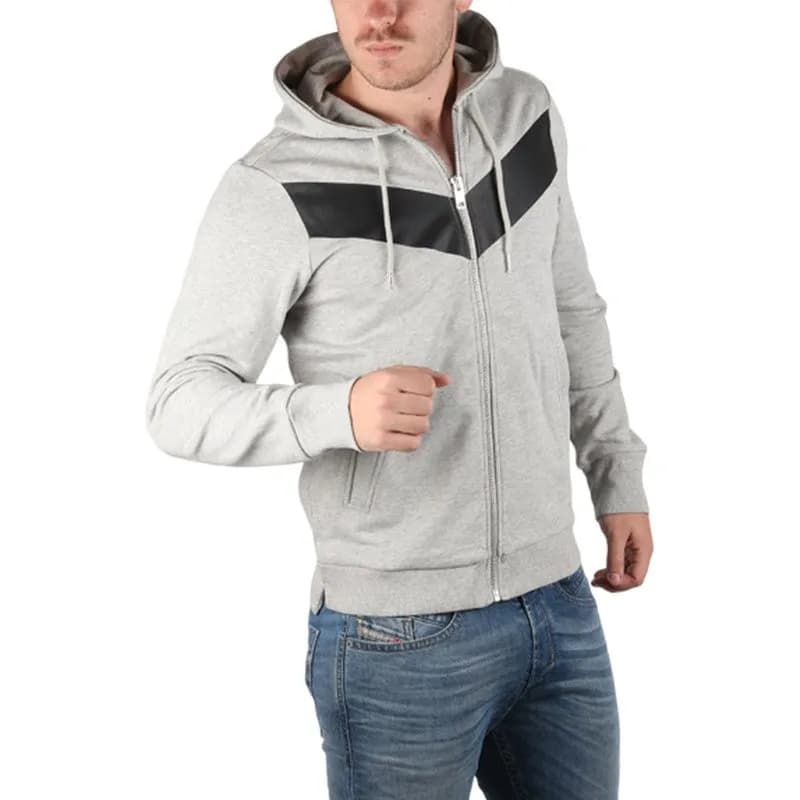 Featured product image of diesel-s-smashing-mens-zipped-hoodie-grey-long-sleeve-hooded-casual-sweatshirts