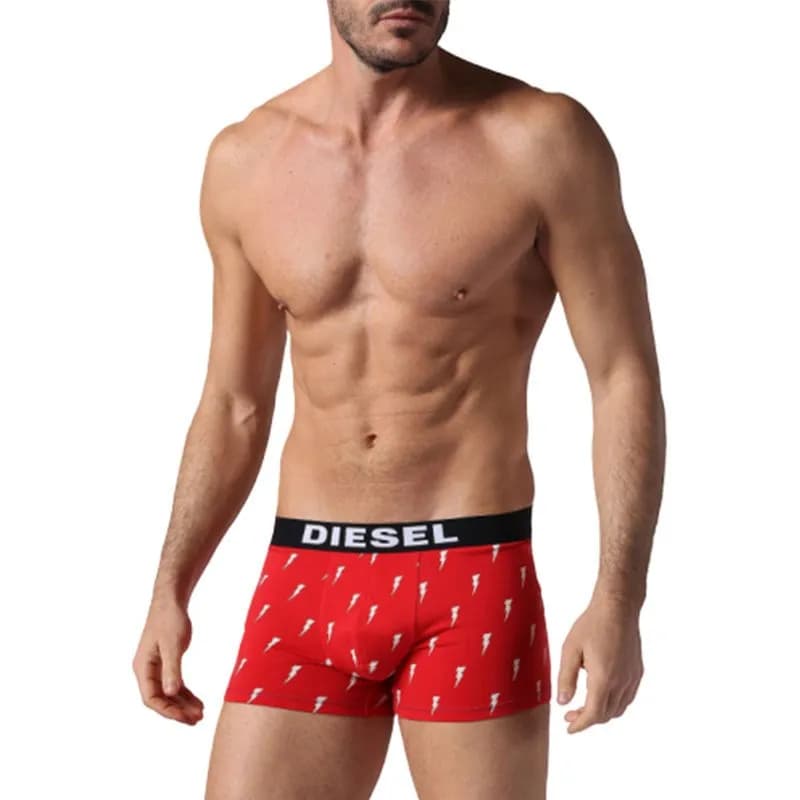 Featured product image of diesel-umbx-shawn-seasonal-mens-boxer-trunk-shorts-single-pack-underwear-red