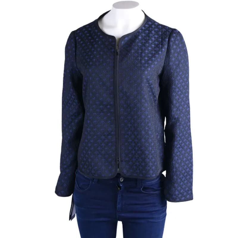 Featured product image of armani-umg08t-um130-womens-cardigan-full-zipped-jumper-crew-neck-navy-sweatshirt