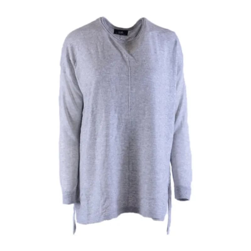 Featured product image of wallis-womens-boyfriend-cardigan-long-sleeve-crew-neck-pullover-thin-jumper-grey