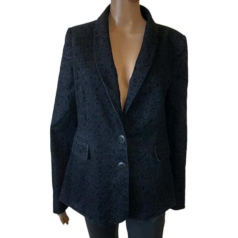 Featured product image of armani-jeans-z5n09-1j-womens-blazer-formal-suit-separate-black-wedding-blazer