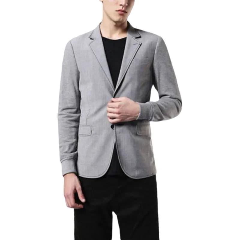 Featured product image of diesel-j-donk-96x-mens-wool-blazer-lapel-neckline-grey-casual-blazer-jacket