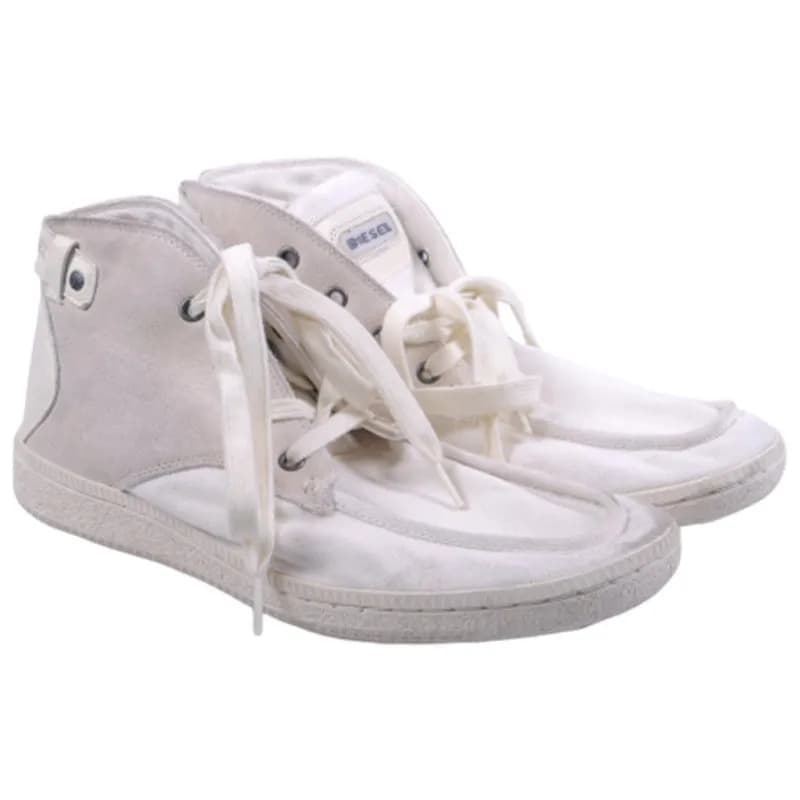 Featured product image of diesel-spark-mens-trainers-leather-high-neck-lace-up-casual-shoes-rrp-149-99