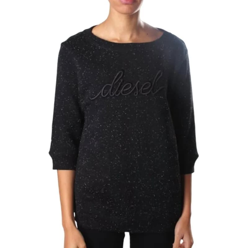 Featured product image of diesel-f-radys-3d-gamd-womens-sweatshirt-black-crew-neck-long-sleeve-embroidered
