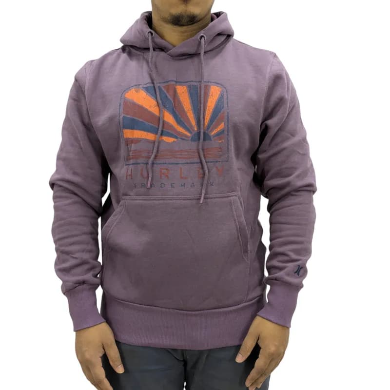 Featured product image of hurley-mens-pullover-fleece-hoodie-regular-fit-lavender