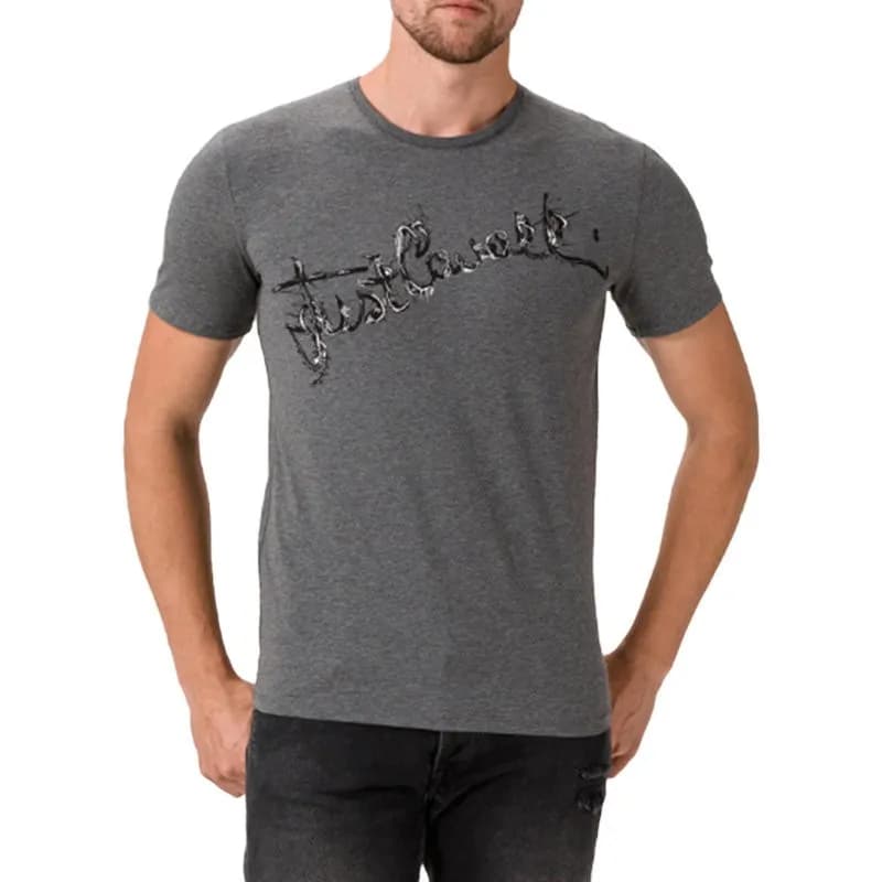 Featured product image of just-cavalli-s03gc0368-mens-t-shirt-grey