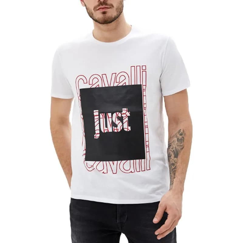 Featured product image of just-cavalli-s01gc0513-mens-t-shirt-white